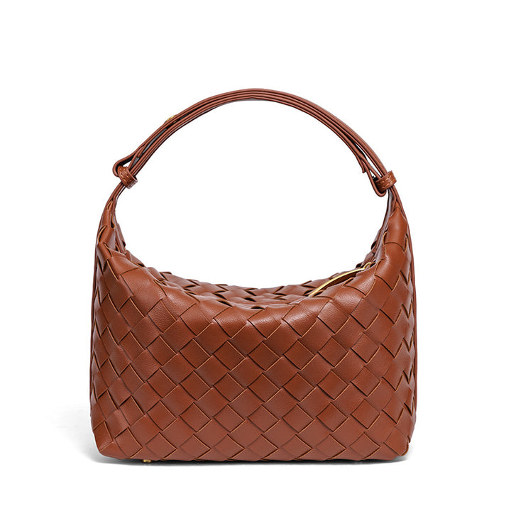Handgefertigte Geflochtene Leder Mini Tasche Karnz