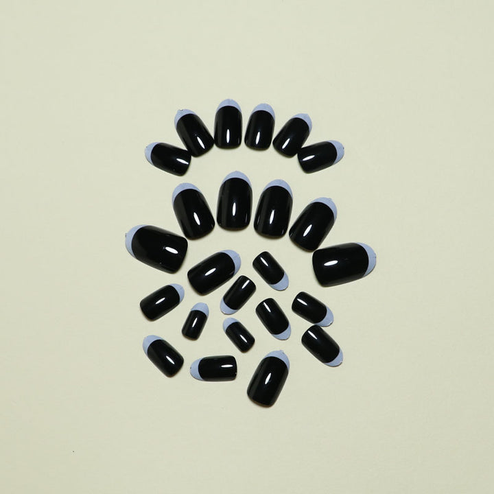 Elegantes French Tip Press-On Nail Set Karnz