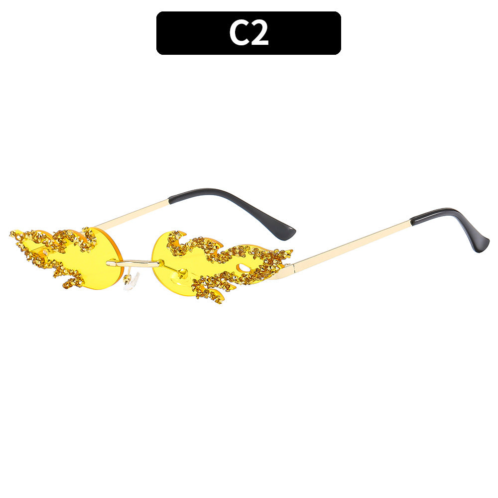 Künstlerisch gestaltete Sonnenbrille