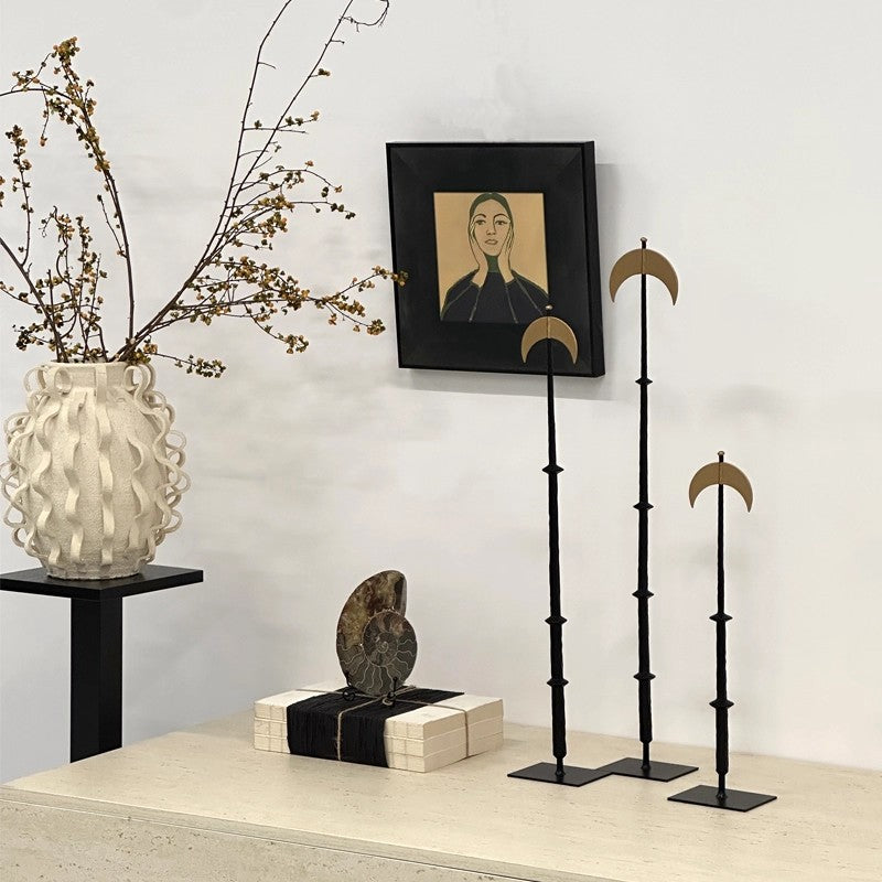 Rustikaler dekorativer Kerzenhalter