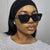 Damen modische Sonnenbrille im eleganten oversized Design Karnz