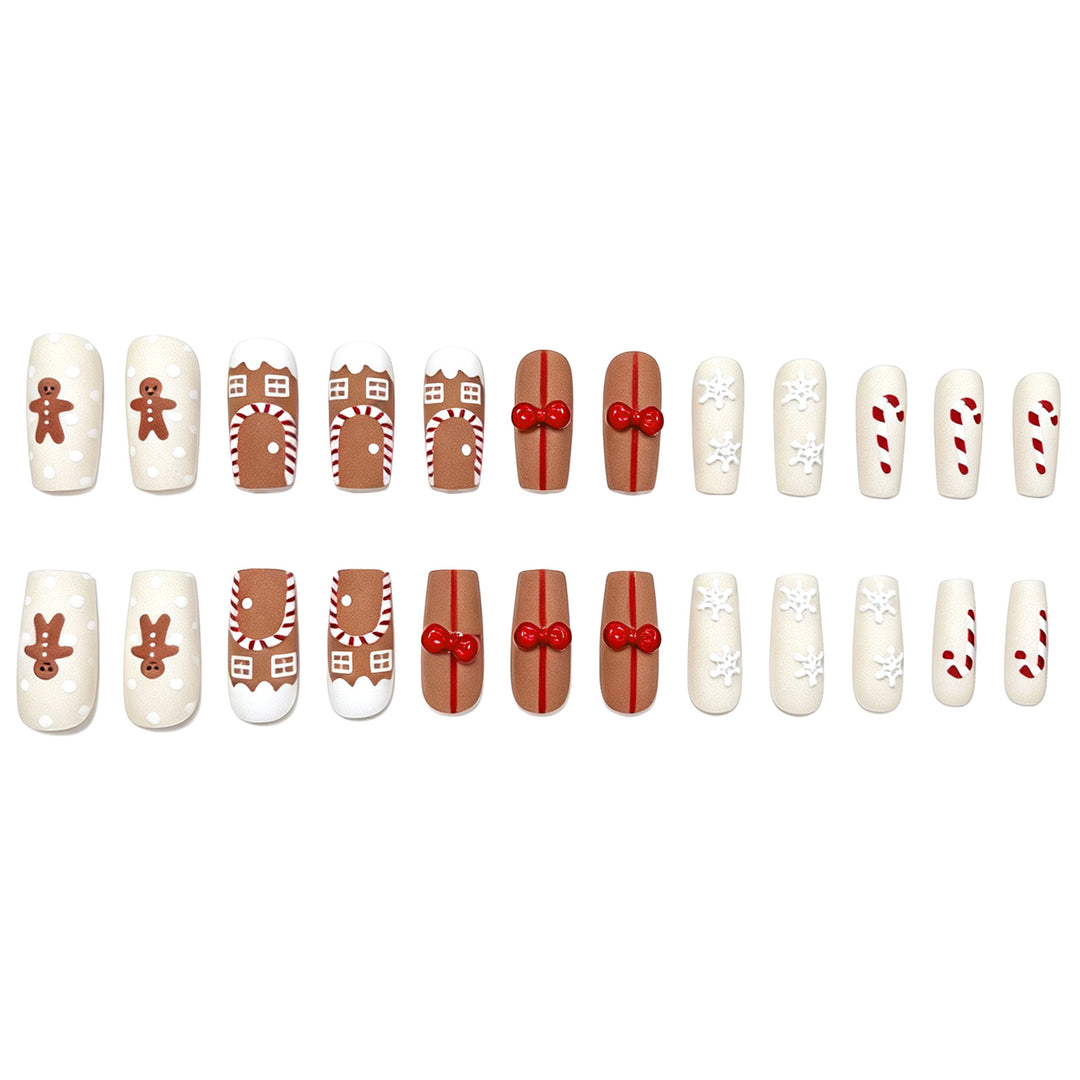 Festliche Lebkuchen Nagelkunst Karnz