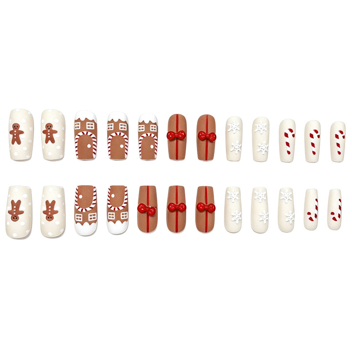 Festliche Lebkuchen Nagelkunst Karnz