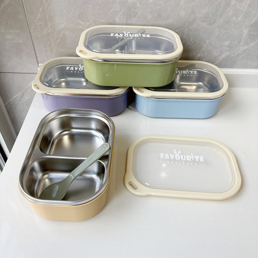 Elegante Lunchbox mit doppeltem Fach