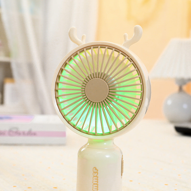 Damen Tragbarer LED-Handventilator im kreativen Tierdesign Karnz