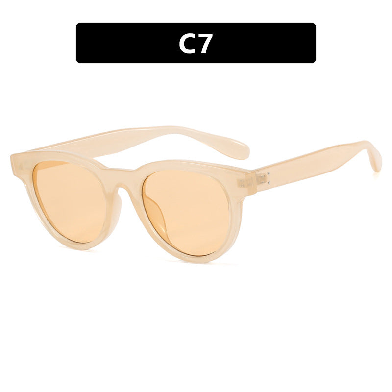 Damen stilvolle Sonnenbrille im trendigen Retro-Design Karnz