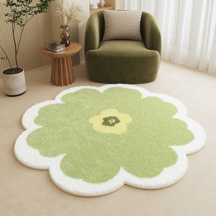 Blumenförmiger Teppich Karnz