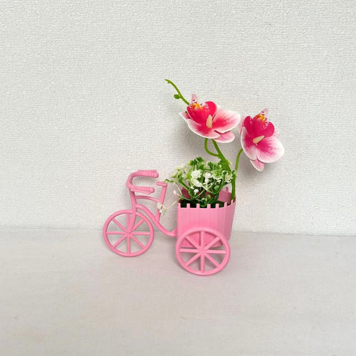 Dekorativer Fahrrad-Blumentopf für Garten Heim Anzeige