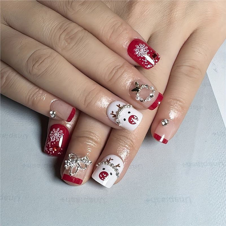 Festliche Feiertags Themen Nagelkunst Karnz