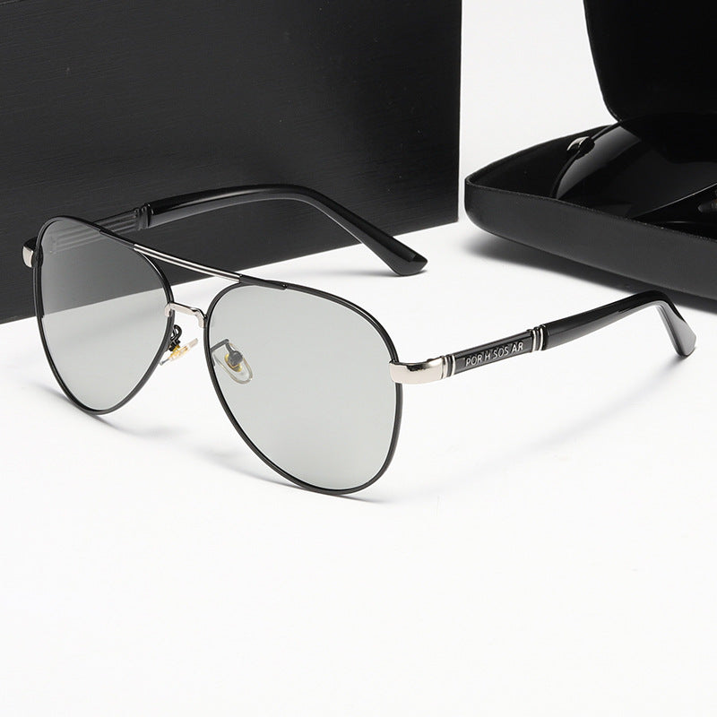 Damen Elegante Piloten-Sonnenbrille mit hochwertigen Polarisationsgläsern Karnz