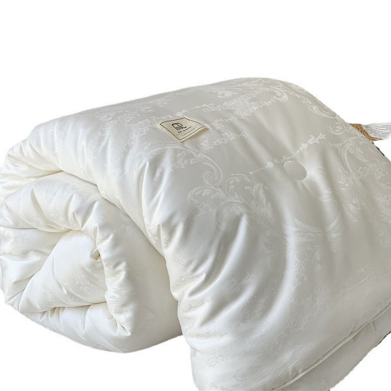 Luxuriöse Jacquard-Seiden-ähnliche hypoallergene Decke Duvet