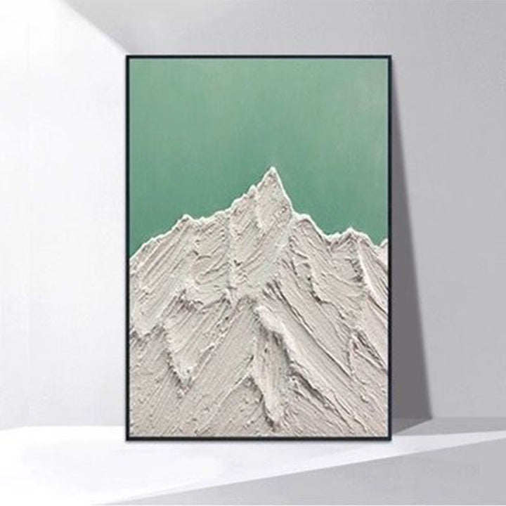 Texturiertes abstraktes Berglandschaft-Leinwandkunst