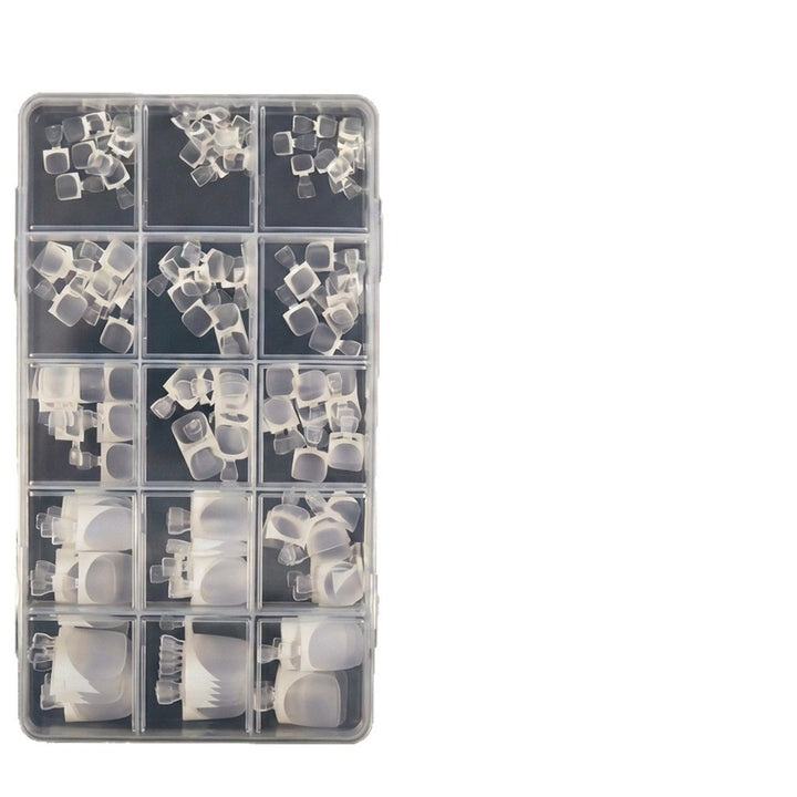 Premium French Tip Gel Fußnagel Kunst Set Karnz