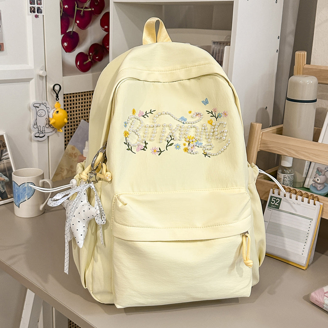Stylische bestickte Freizeit-Rucksack Karnz 1791205296