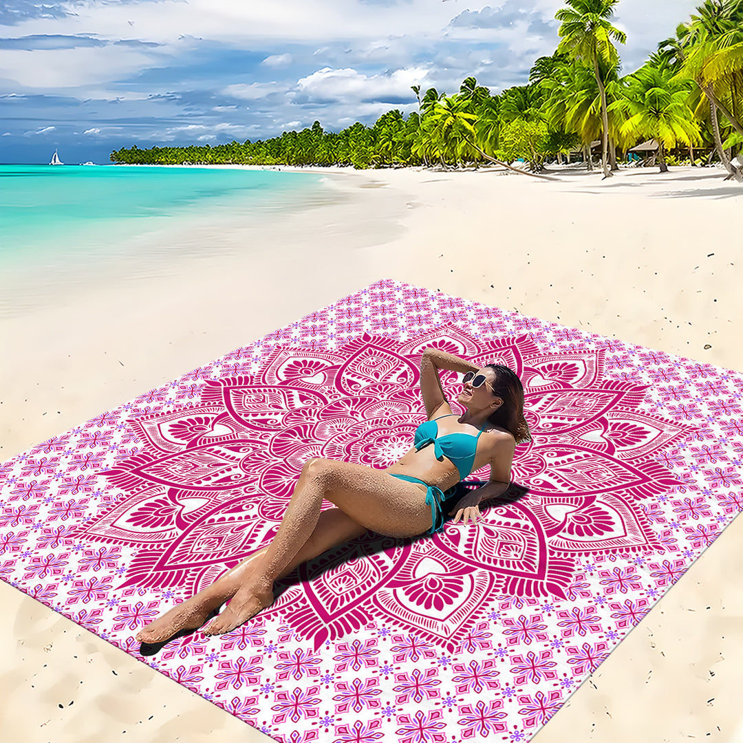 Mandala Design Strandmatte Karnz