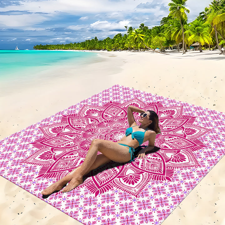 Mandala Design Strandmatte Karnz