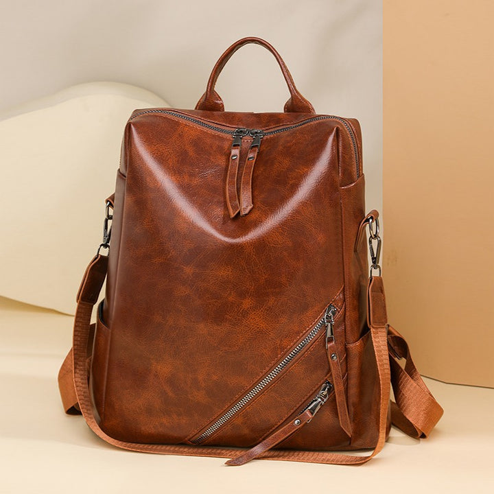 Modischer Multi-Reißverschluss-Rucksack Karnz