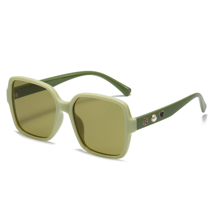 Elegante Übergroße Quadratische Fassung Brille Karnz