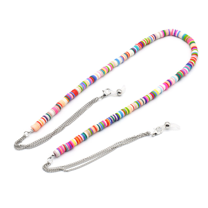 Bunte Perlen Brille Kette Karnz 1786692423