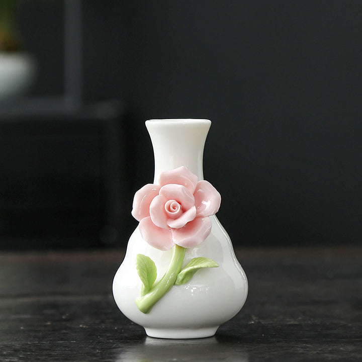 Künstlerische Blumenporzellanvase Karnz