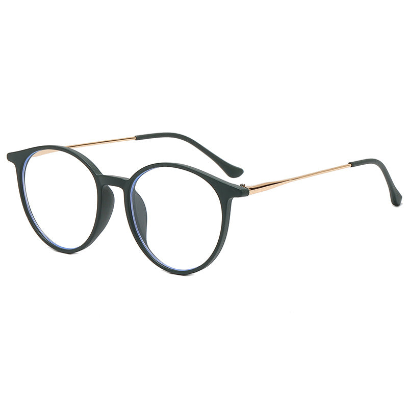 Damen modische runde Brille mit filigranem Design Karnz
