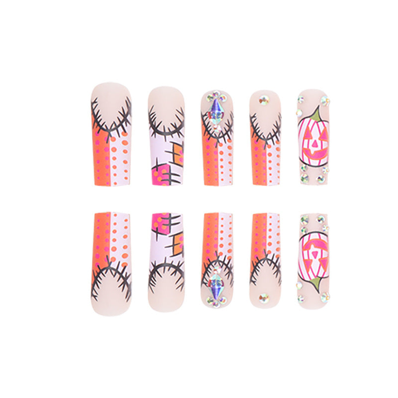 Künstlerisches Halloween-Themen-Nagelset Karnz