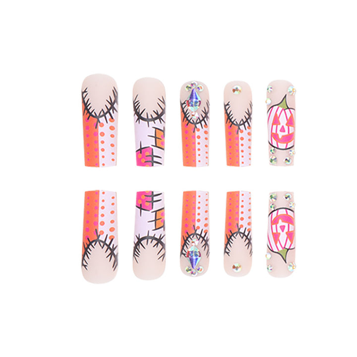 Künstlerisches Halloween-Themen-Nagelset Karnz