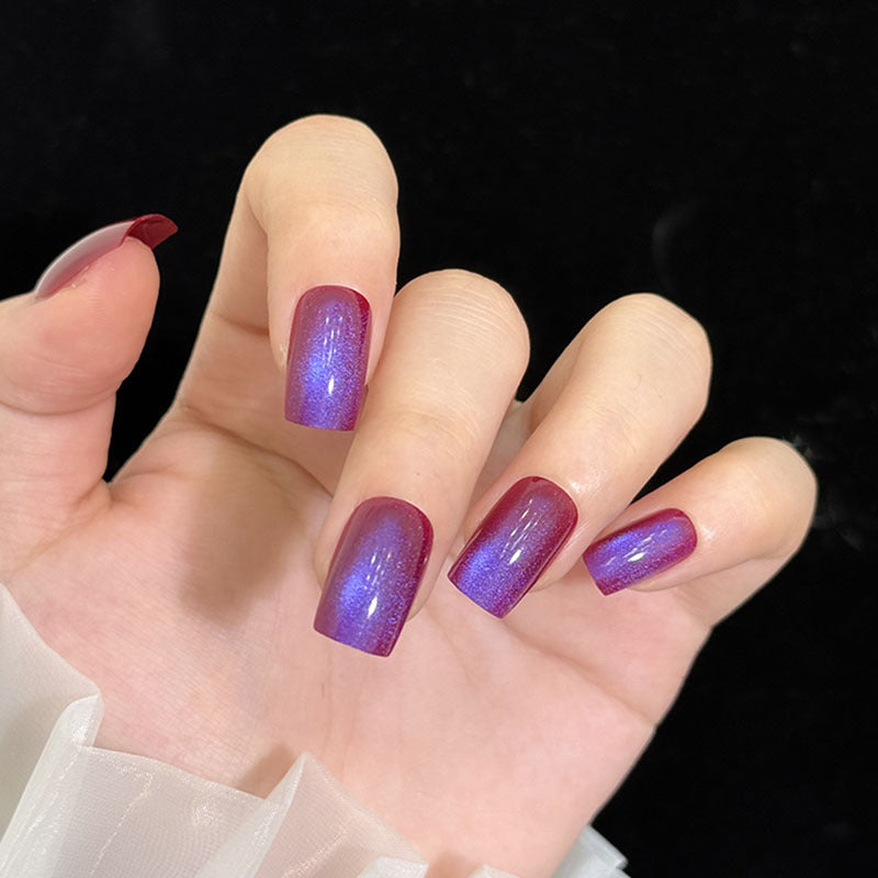 Ombre Glänzende Nagelkunst