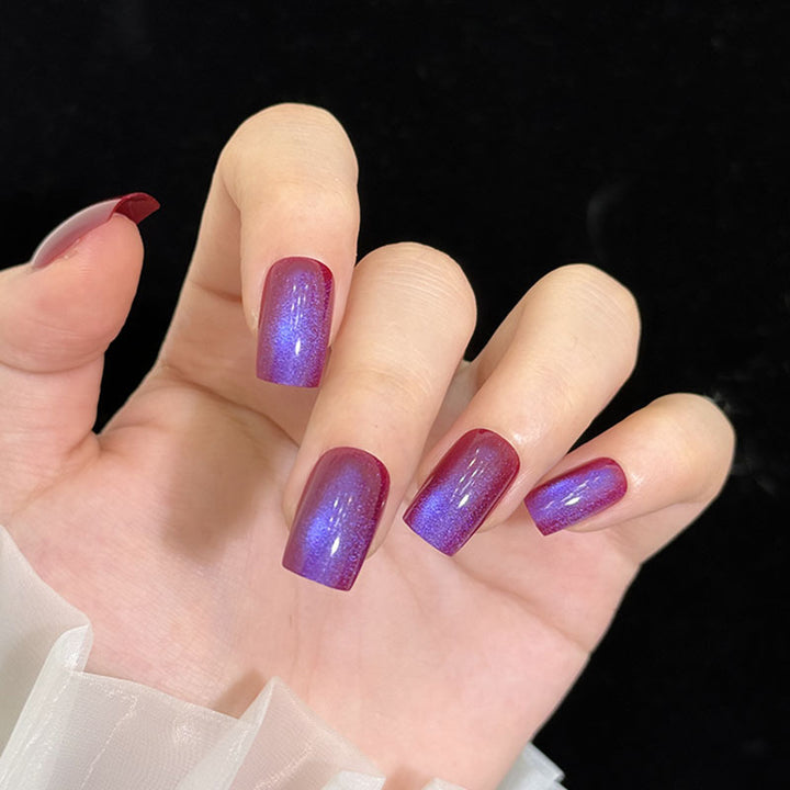 Ombre Glänzende Nagelkunst