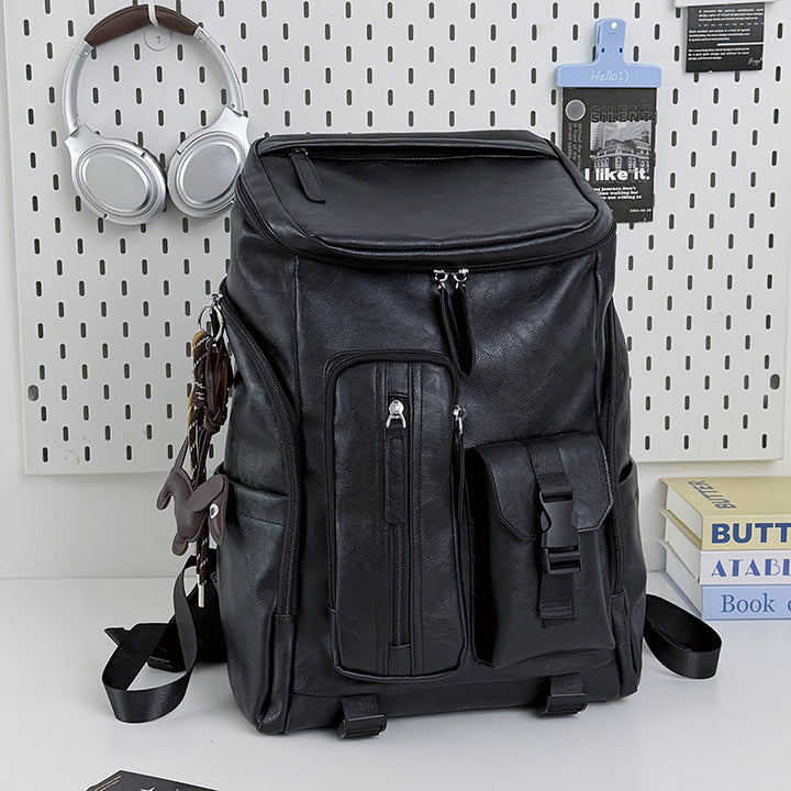 Multifunktionaler Leder-Rucksack Karnz