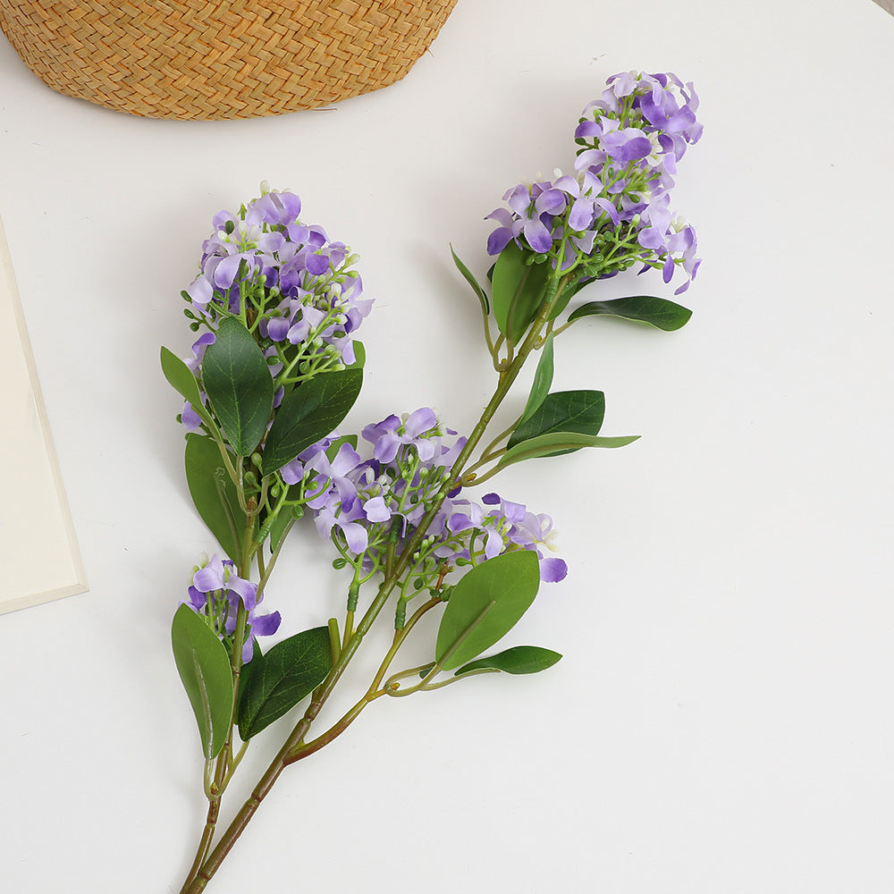 Künstlicher Blütenzweig mit leuchtenden Blüten Karnz