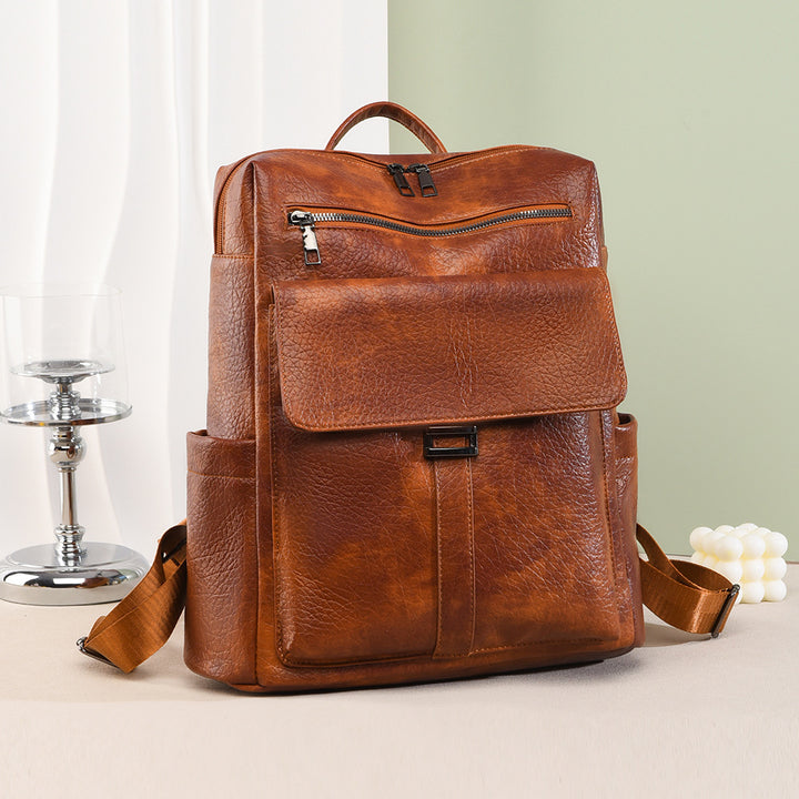 Vintage Leder Rucksack Karnz