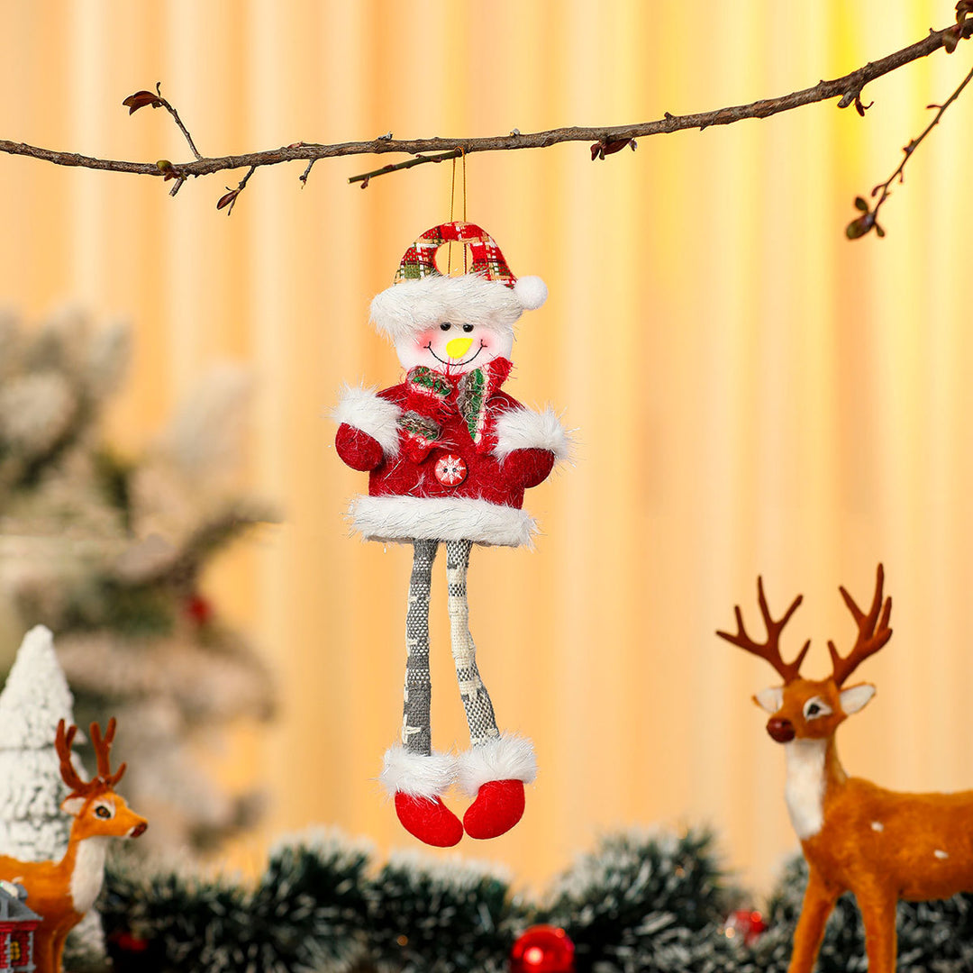Dekorative hängende Santa-Puppen-Schale