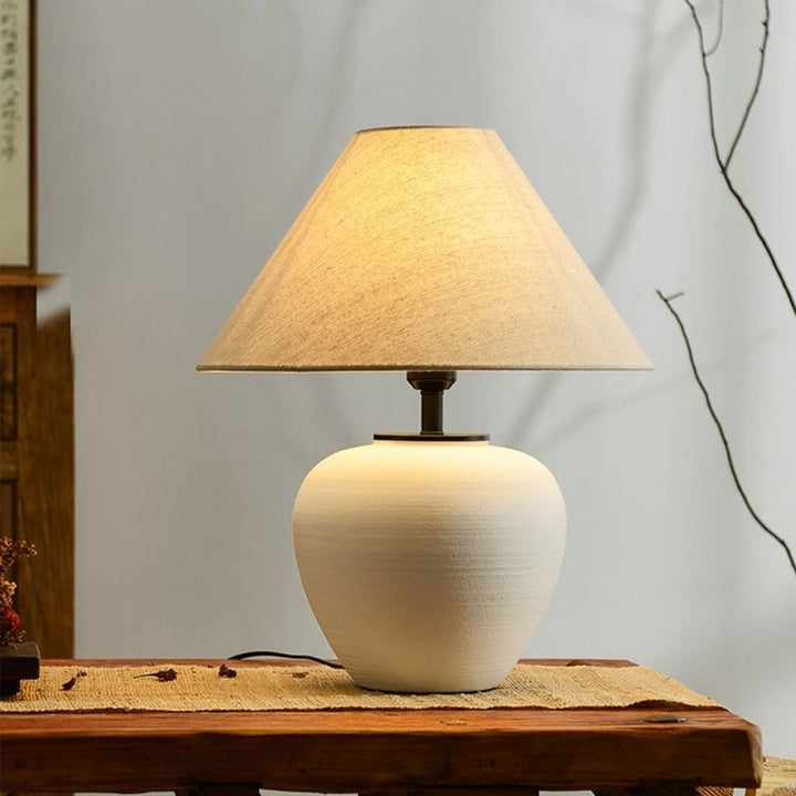 Zeitgenössische Keramik Tischlampe