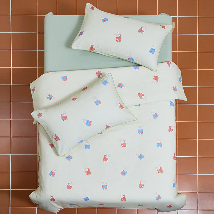 Kleinkind Baumwolle Percale Schaukelpferd Bettbezug Set mit Bettlaken und Kissenbezügen