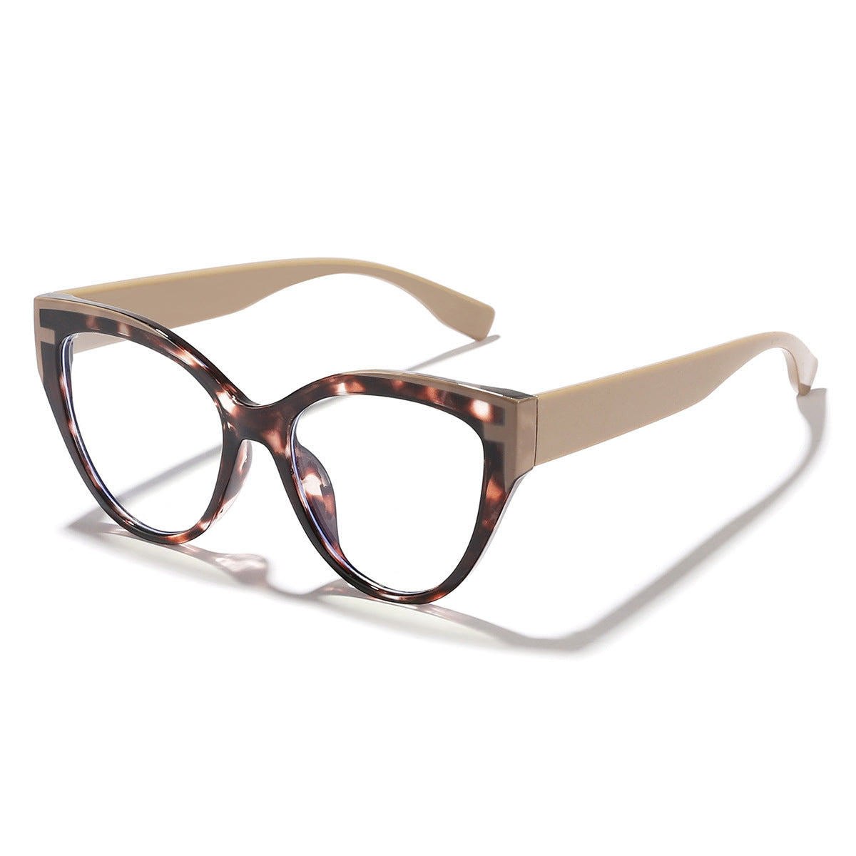 Damen trendige Katzenaugen Sonnenbrille mit hochwertigem Rahmen Karnz