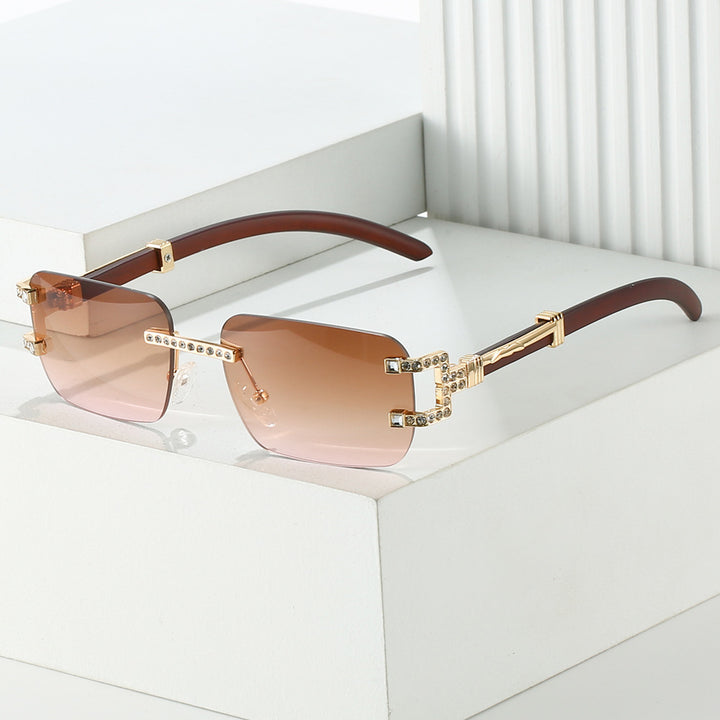 Damen Designer-Sonnenbrille mit einzigartigem Schmuckdetail Karnz