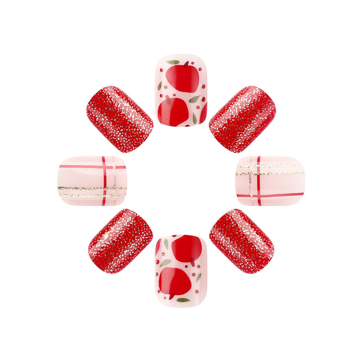 Künstlerisches Press-On Nageldesign Set Karnz