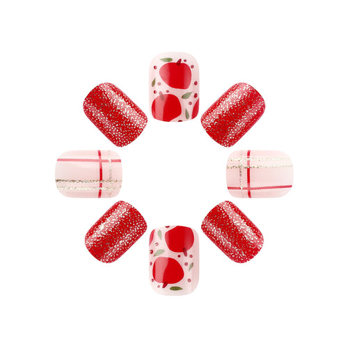 Künstlerisches Press-On Nageldesign Set Karnz