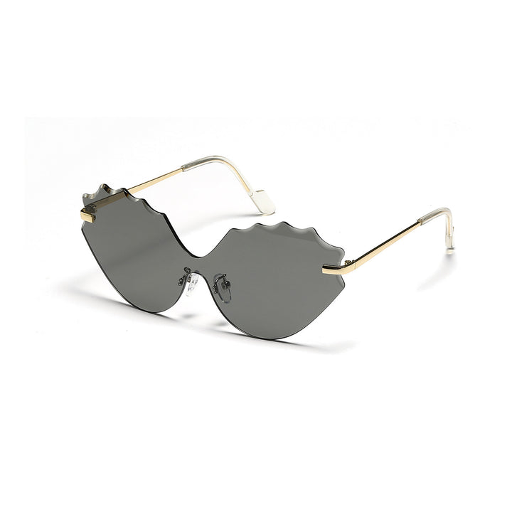 Damen Sonnenbrille mit einzigartigem Wellen-Design Karnz