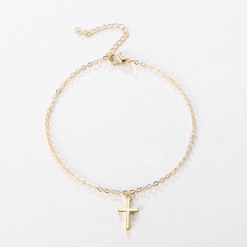 Delikater Kreuz Charm Armband Karnz