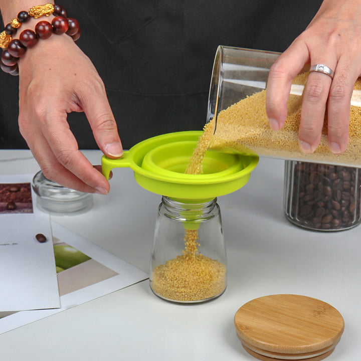 Faltbarer Silikon-Trichter mit Innovativem Design Karnz