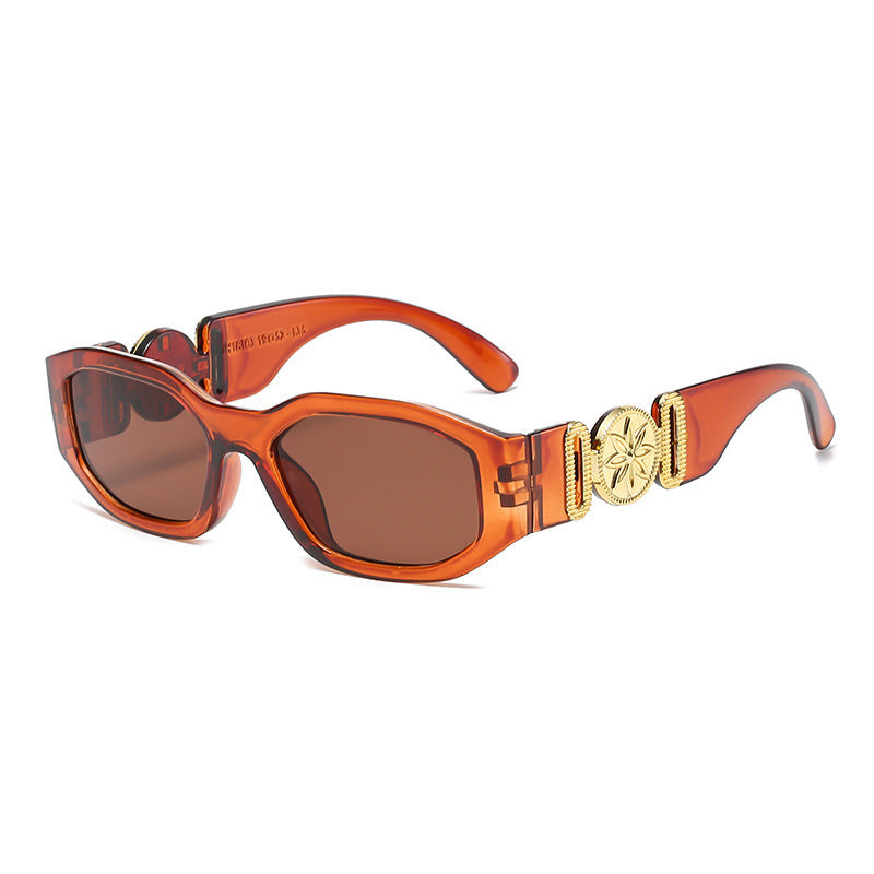 Damen Trendige und stilvolle Sonnenbrille mit luxuriösen Details Karnz