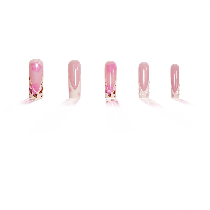 Floral Acrylnagelvergrößerungen Karnz