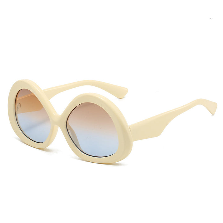 Oversized Retro-inspirierte Schmetterlingssonnenbrille Karnz