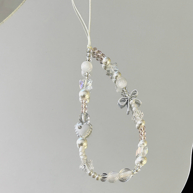 Elegante Perlen Brillen Kette Karnz