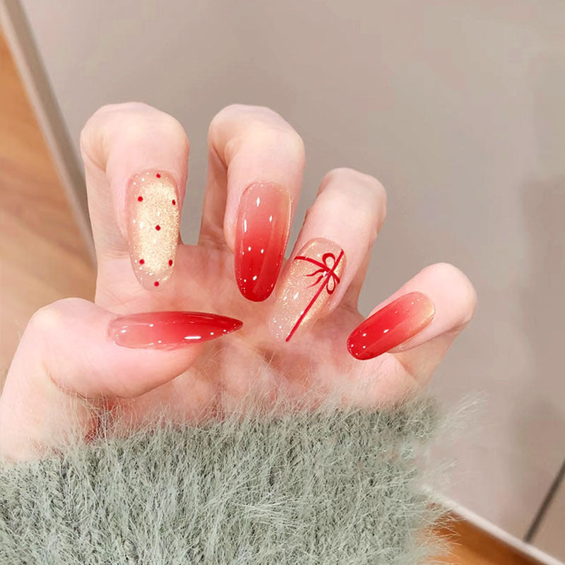 Künstlerisches Ombre Glitter Nagelkunst Set Karnz