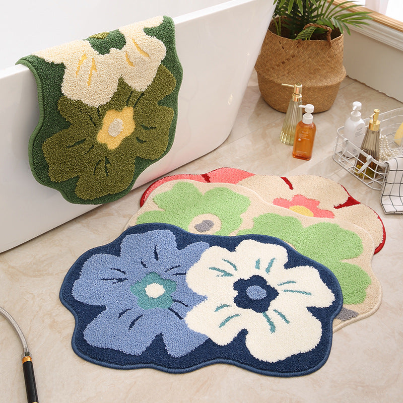 Blumenförmige Badematte für das Badezimmer