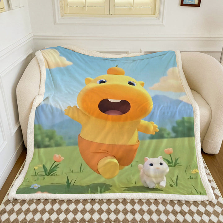 Kinder gemütliche Plüschdecke Karnz