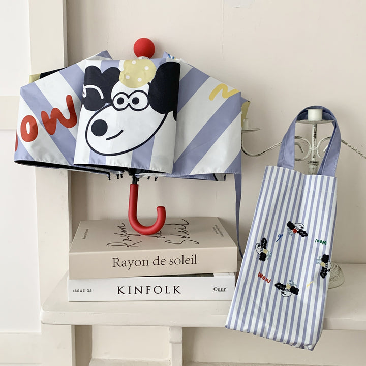 Damen kreativer Faltregenschirm mit verspieltem Tierdesign Karnz